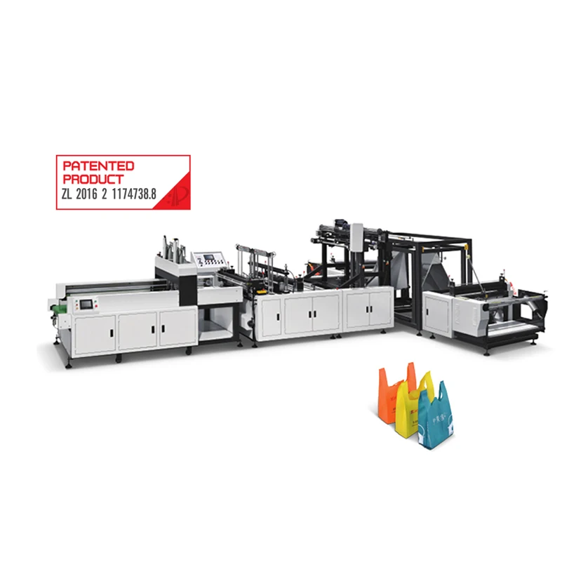 Полностью автоматическая двойная линия Нетканая машина для производства футболок
