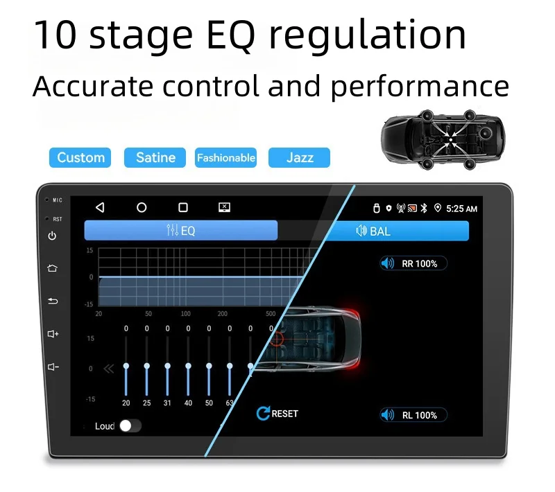 9' Gps Navigator Head Unit Android Multimedia Carplay Touch Screen Car Radio Player With Bluetooth For Universal  car