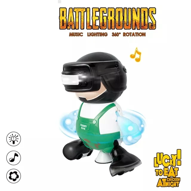 360 Degree Rotating Lighting Electric Robot Toy Combat Robot Toys Smart Mini Robot Toy