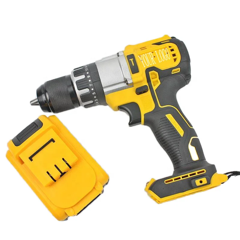 21V high torque electric cordless lithium-ion battery handheld power drill tools with impact function
