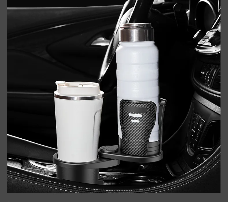 Upgrade High quality Vehicle-mounted Slip-proof Cup Holder 360  plastic  coffee car  cup holder expanded adapter tray  for car