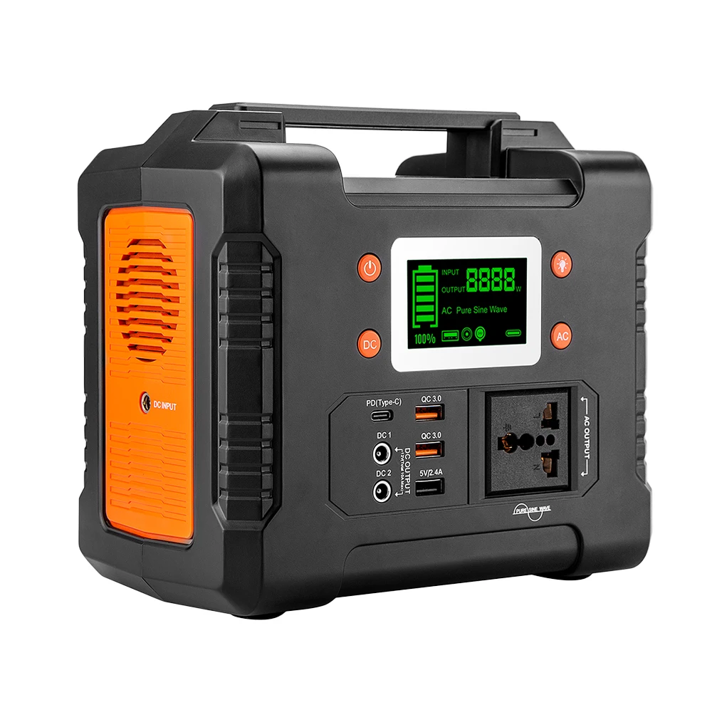 Factory 300Wh Portable Power Station Solar Energy for Outdoor Activity Sport Hunting Shooting Camping Hiking Journey Party