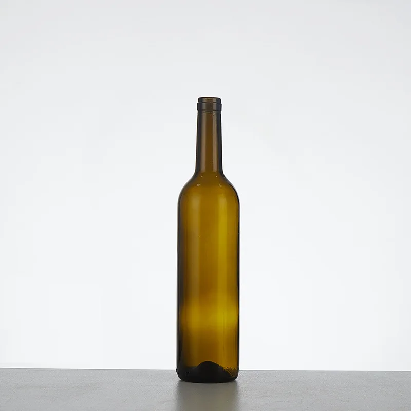 glass wine bottle 750ml cheap empty bulk champagne red wine whiskey glass wine bottle stopper cover