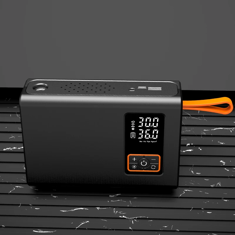 Wholesale Customization 12V 150Psi Car Jump Starter With Tire Inflator Electric Air Pump Multifunction Portable Digital Nozzle