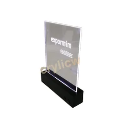 High quality long duration time led signs acrylic base For Factory Hot Sales