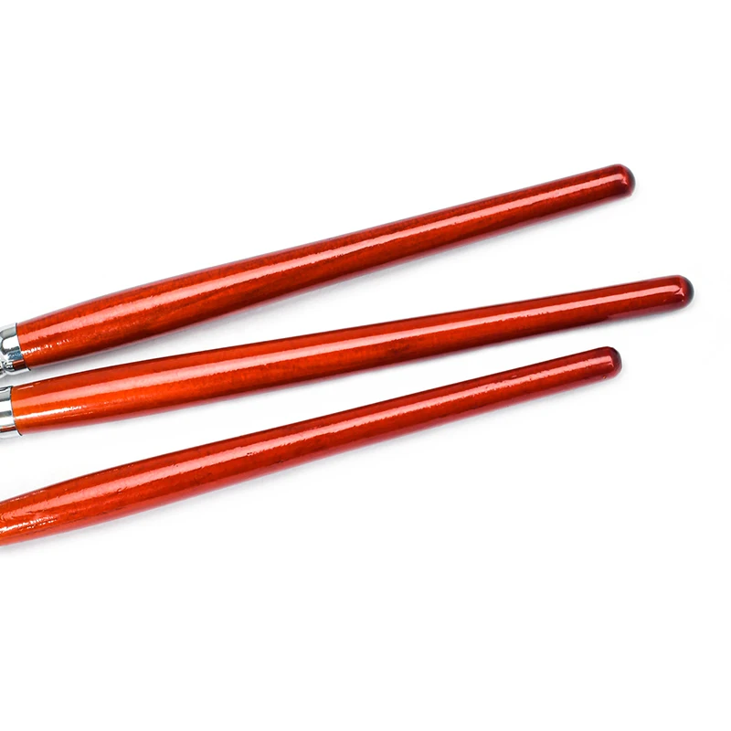 Popular Nail Art Brush Sable Acrylic Nail Brush Professional Red Wood Brush Painting Carving Tools Nails Art Gel pen