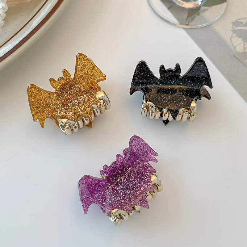 Bat Hair Claws For Halloween Headpiece Fashion Hairpins Party Hair Clips Jewelry Accessories