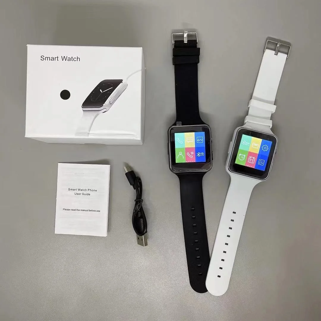 Wearable Devices Smartwatch X6 1.54 inch Curved Screen Smart Watch Android SIM Card and Camera Smart Watch Phones