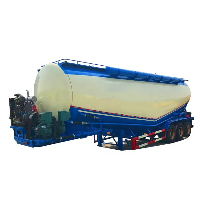 Hot Sale New Condition Semi-Trailer Tank Bulk Cement Truck 12R22.5 Tyre Steel Material