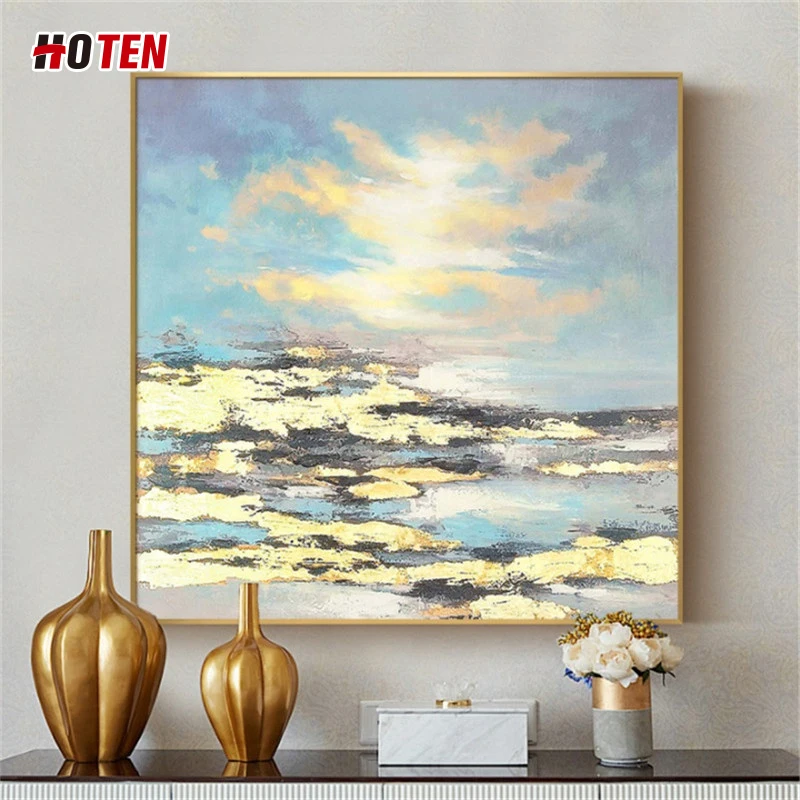  Известные художники товары для дома морской пейзаж картина маслом с лодкой