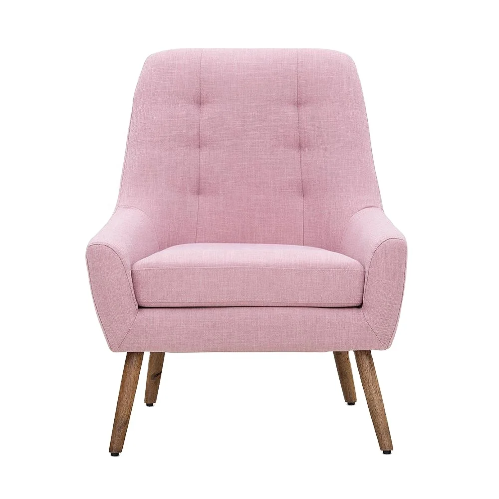 2020 hot selling  modern living room furniture wooden fabric armchair