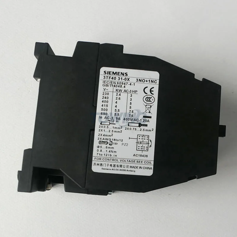 100% Original SIEMENS contactor 3TF40 31-0XQ0  In stock now
