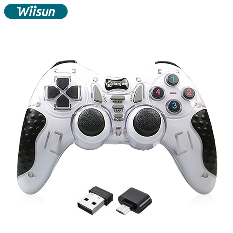 D Axis 6 in 1 Controller Wireless Joystick Gamepad for TV box High Speed USB 2.4G Wireless Controller for PS2/PS3/Android/PC360