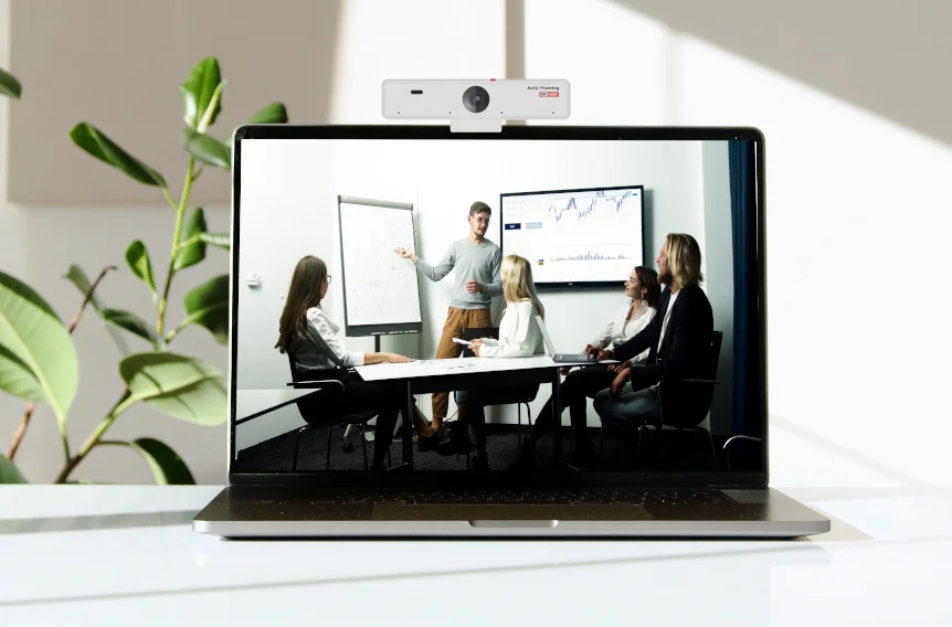 Nuroum Full Hd 5x Digital Zoom 5m Voice Pick-Up Distance Pc Laptop Webcam 1080p Webcam With Microphone