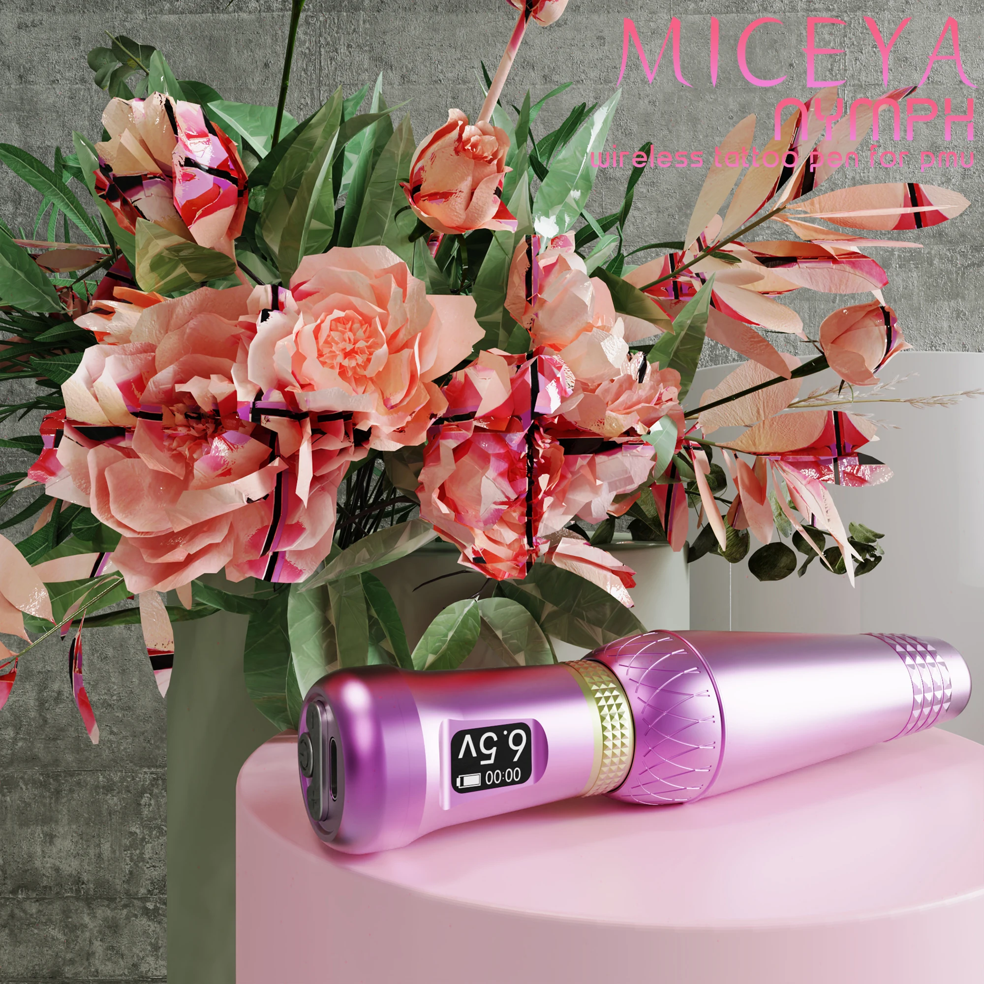 Permanent Makeup Wireless Pmu Tattoo Machine Pen For Pmu & Smp Eyebrow Eyeliner Lips With Cartridge Needles