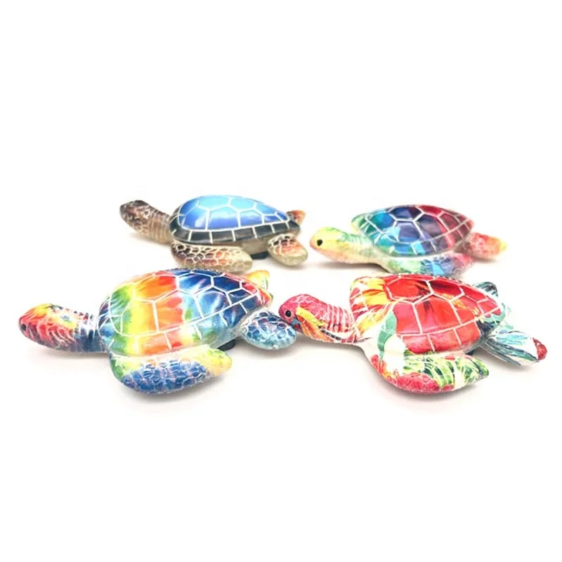 Cheap Price New Design Beach Tourist Souvenir Customized Resin Crafts Sea Turtle 3D Fridge Magnets Gifts