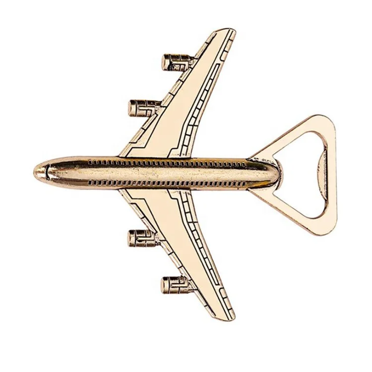Beer wine tools wedding party favor airplane shaped beer bottle opener