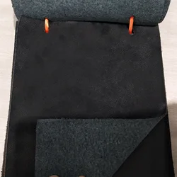 Новая разработка современный Эко Черный пестрый дизайн натуральная кожа для изготовления сумки