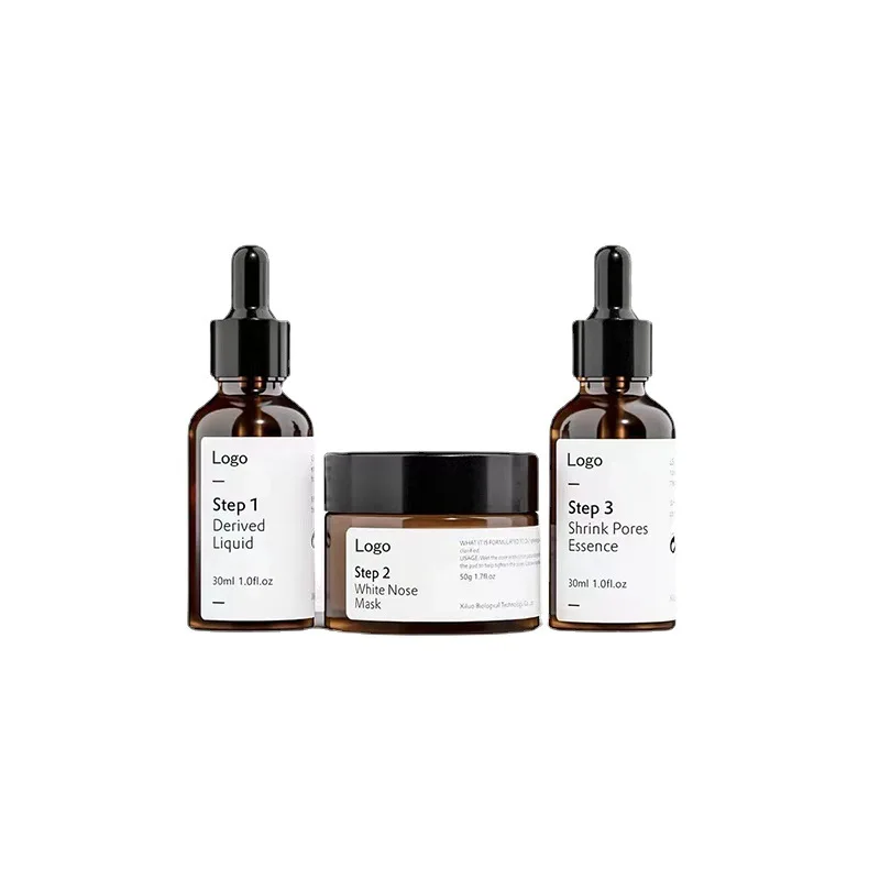 Hot Sale OEM Wholesale Nose Strip Blackhead Remove Beauty Serum Set Organic Face Serum Customize Serum Private Label