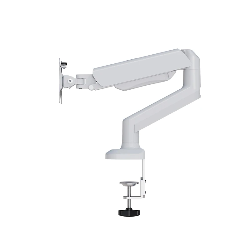 White / Black Gas Spring LCD Monitor Arm Monitor Holder Mount Stand Desk Top Vesa Lcd Arm Swivel 13-32 inch
