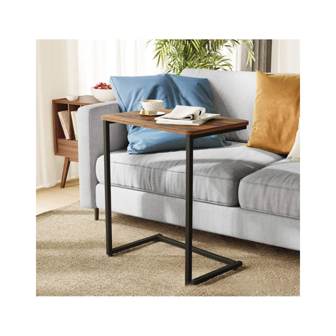 
New Design Sofa C Shape Computer Accent End Table Coffee Side Tables 