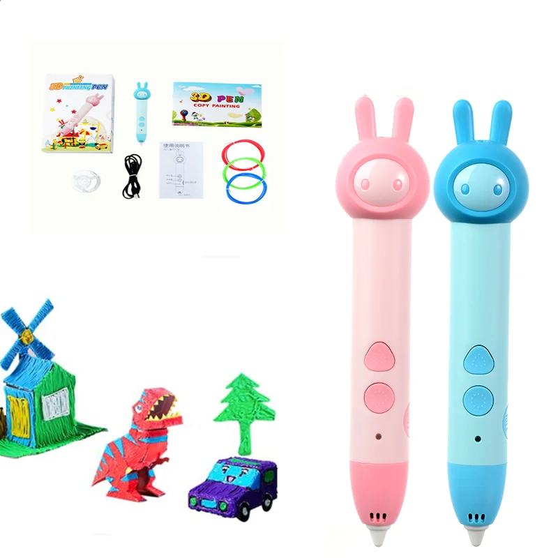 2024 Best Gifts 3D Drawing Toy Pen Set Safe Low Temperature 3D Digital Magic Drawing Printing Pen for kids
