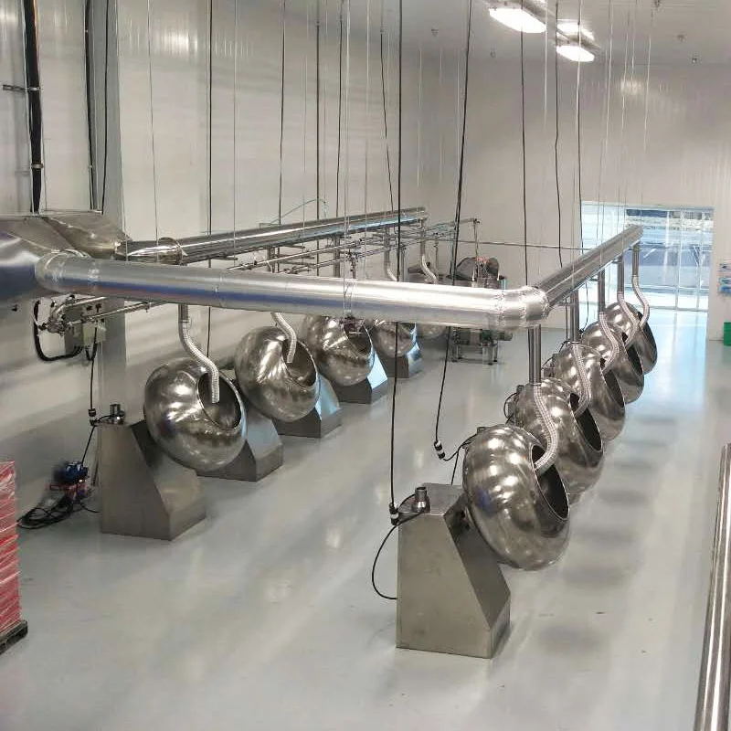 Commercial Table Top Sugar Bean Small Chocolate Candy Enrobe Round Pan Coater Industrial Coating Machine