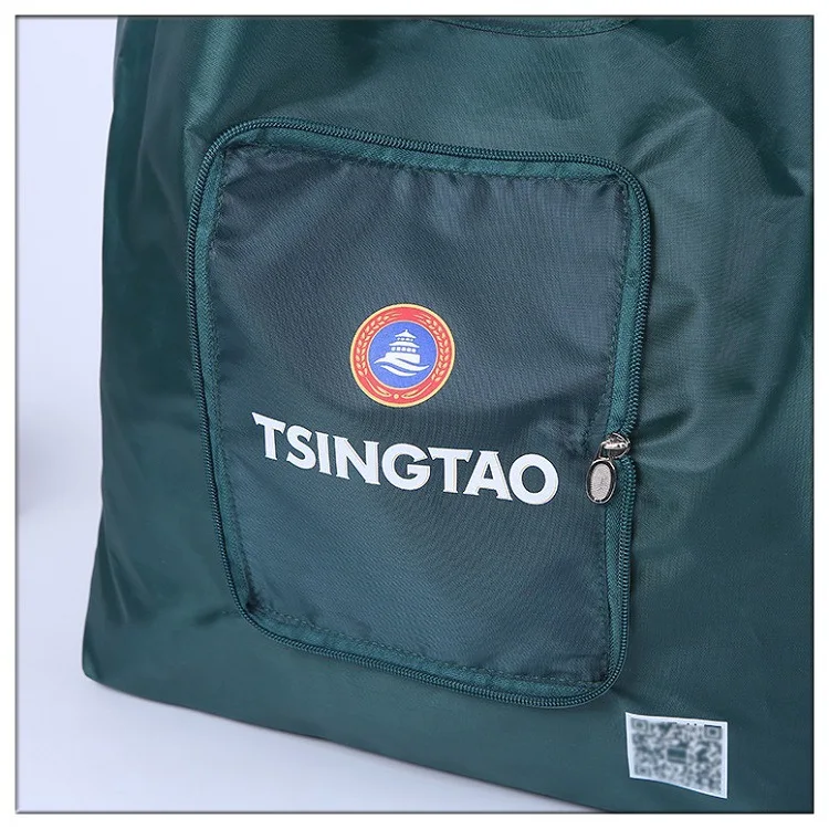 Multifunction Reusable Nylon Zipper Foldable Storage Bag Shopping Bags