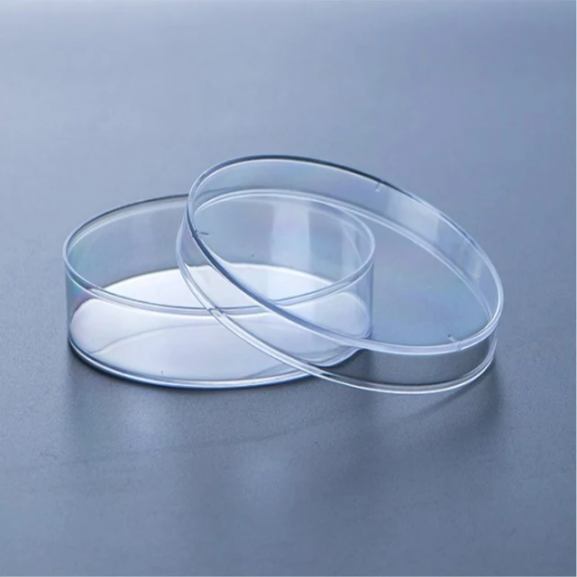 disposable cell culture dish transparent 90mm petri dishes for lab