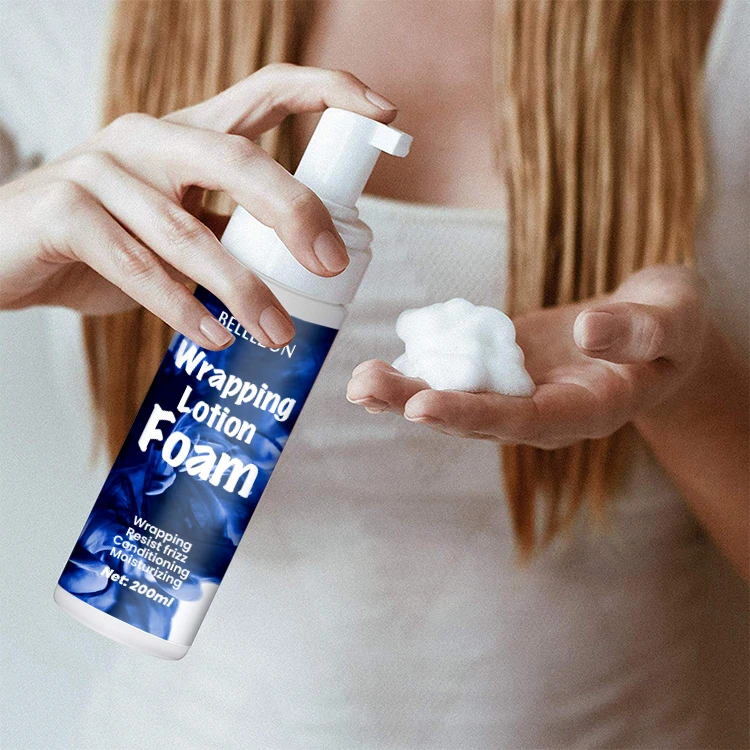 Curl Styling Foam Private Label Wrapping Lotion Hair Foam Wrap Mousse Hair Styling Mousse