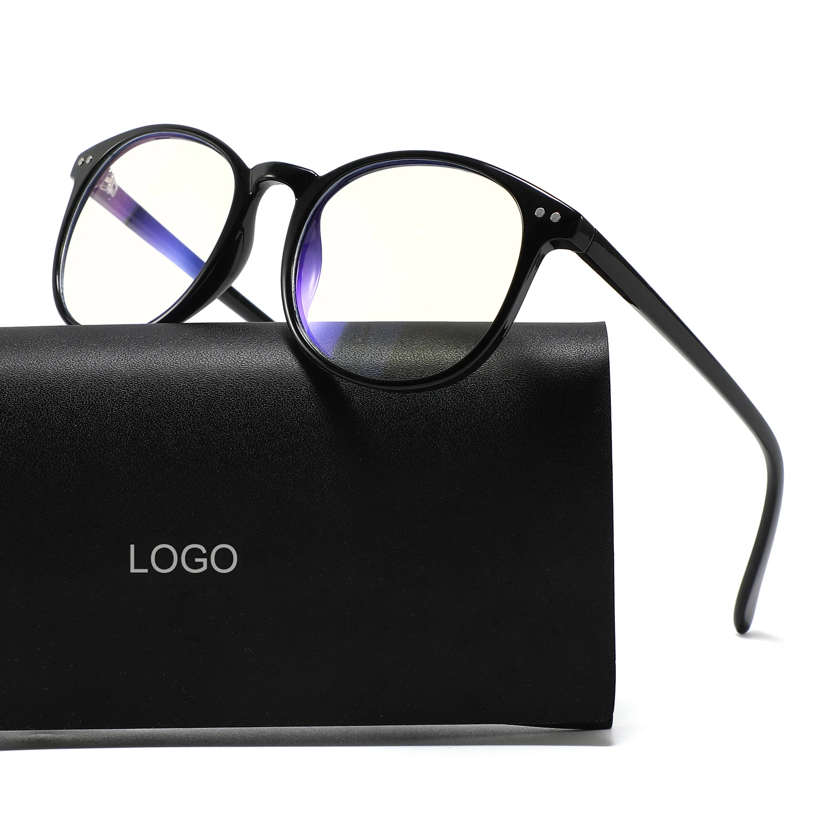 2022 Wholesale  Round  Large size TR90 Anti-Fog Blue Light Blocking Glasses for Eye Protection
