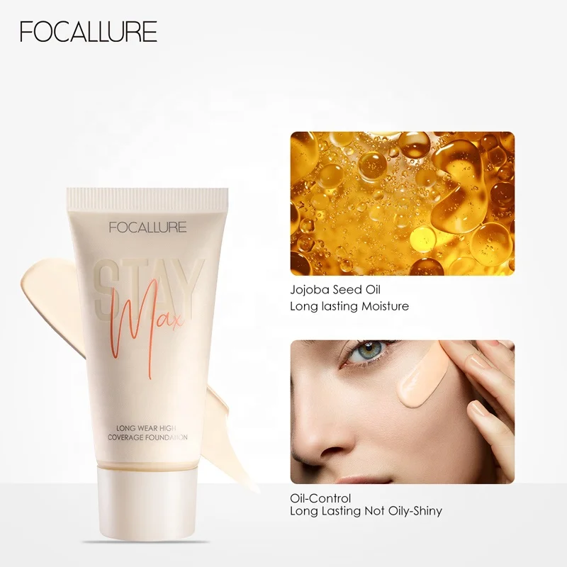 FOCALLURE FA150 Pore Blurring Natural matte Foundation HD Flawless Foundation Makeup