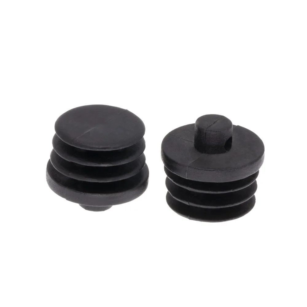 Rehabilitation Supplies Parts Pp Threaded Plastic Plug Pipe End Cap For Commode Chair