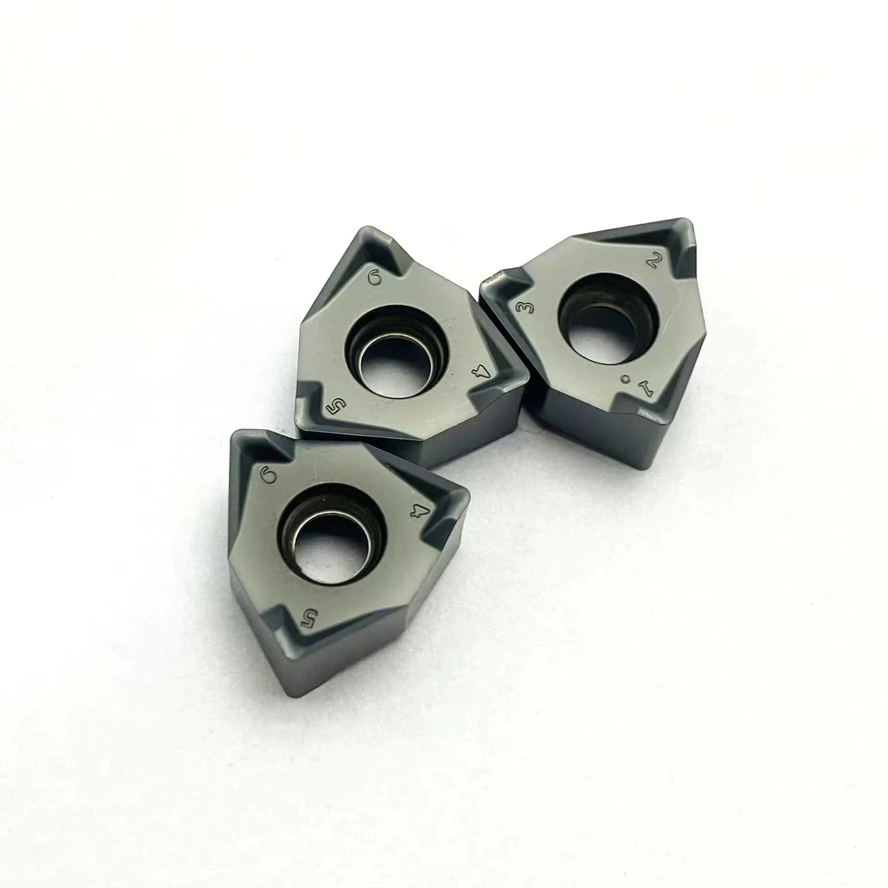 XNEX080608 XNMU080608 High quality tuber milling cutters 6-sided pin milling tools 10pcs XNEX080608 YBG205 XNEX carbide tip