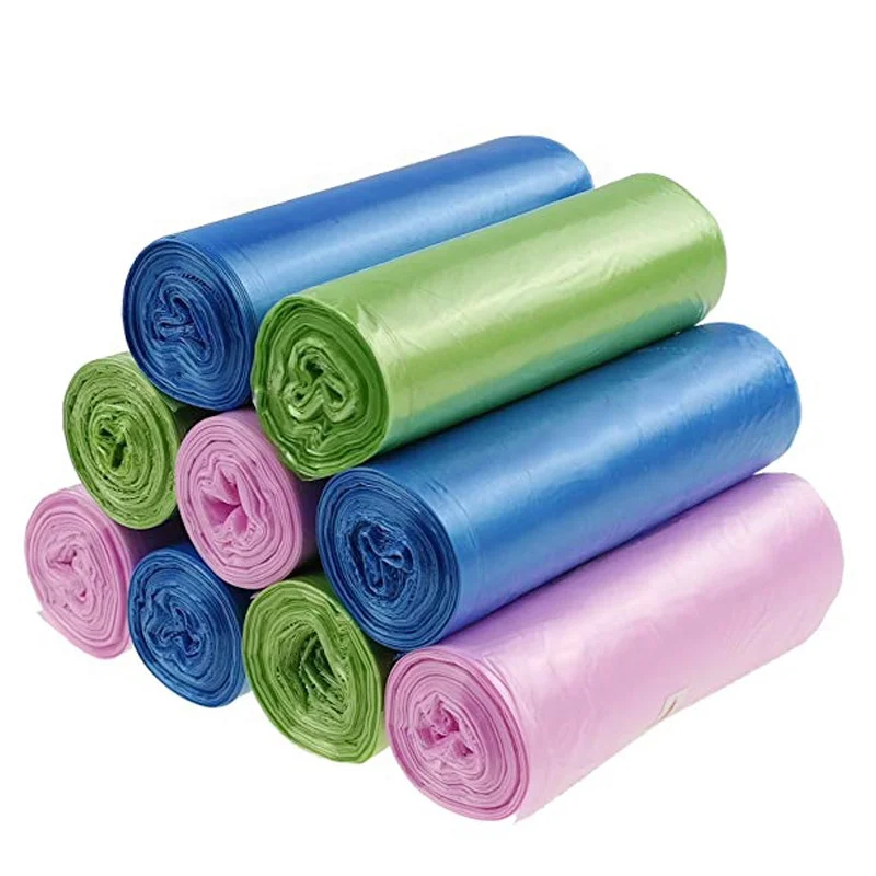 Custom Printing Household Kitchen Food Scraps Waste Plastic Bags Eco Trash Bags Strong Compostable Garbage Bags