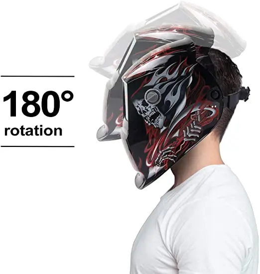 Head mounted auto darkening Auto-Darkening automatic welding helmet