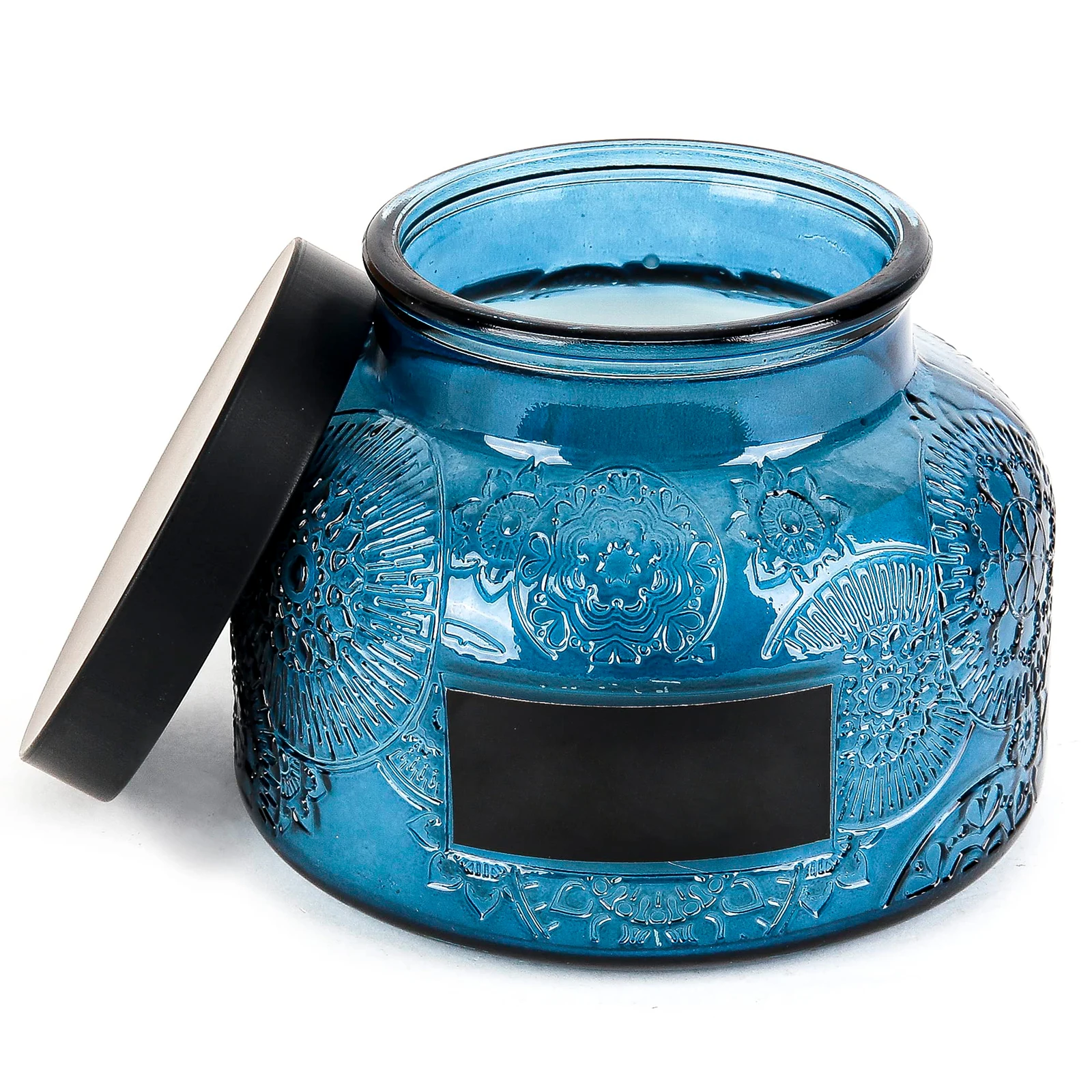 Sea Breeze Scented Crystal Stone Decorated Scented Candles Home Decor Custom Candle Jar Scented Soy Wax Candle