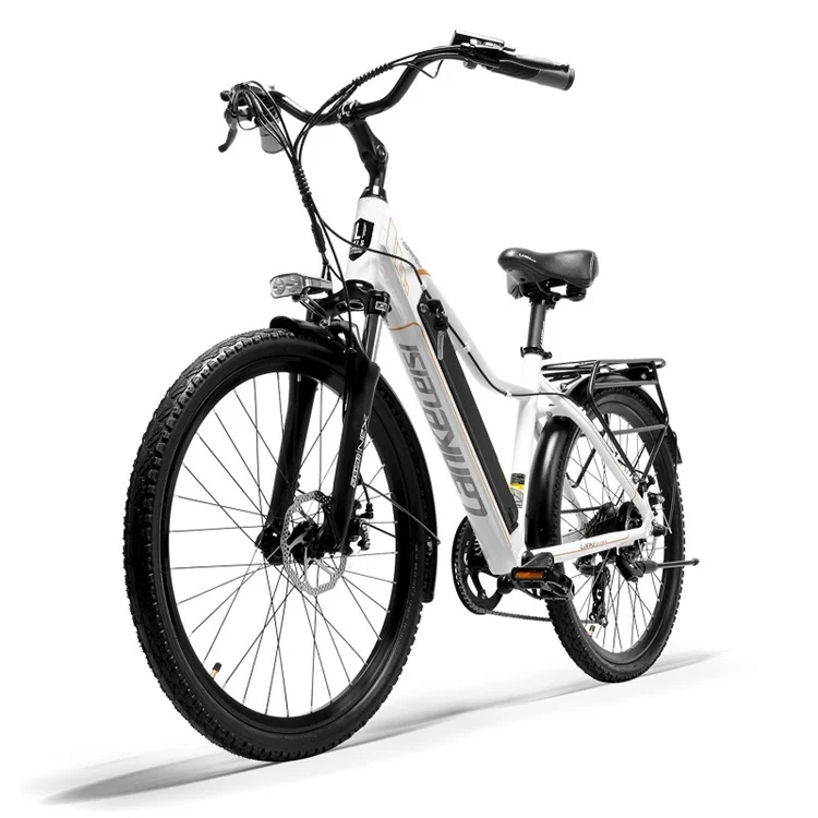 LANKELEISI PARD3.0 500W electric bicycle 36v15ah lithium battery 26 inch Electric City Bike retro electr bike