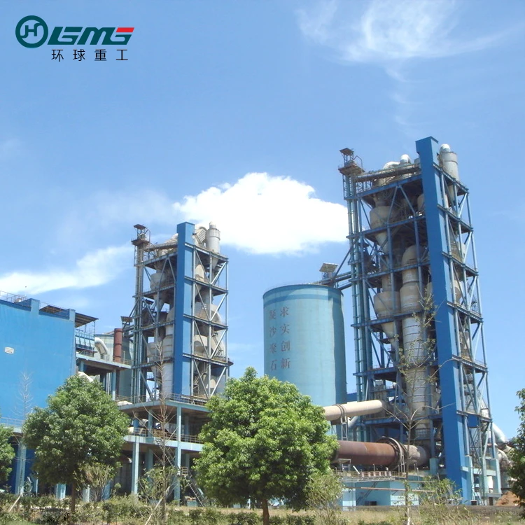 Five stage preheater in cement plant