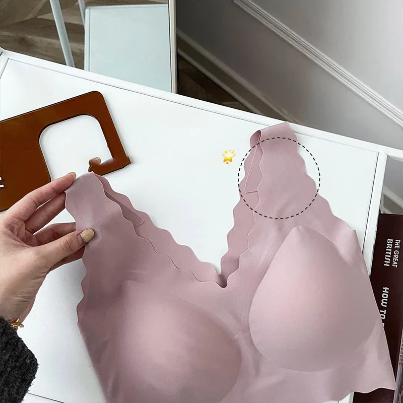 one size fits all seamless bra for workout small spray vest comfortable no steel ring gathered underwear