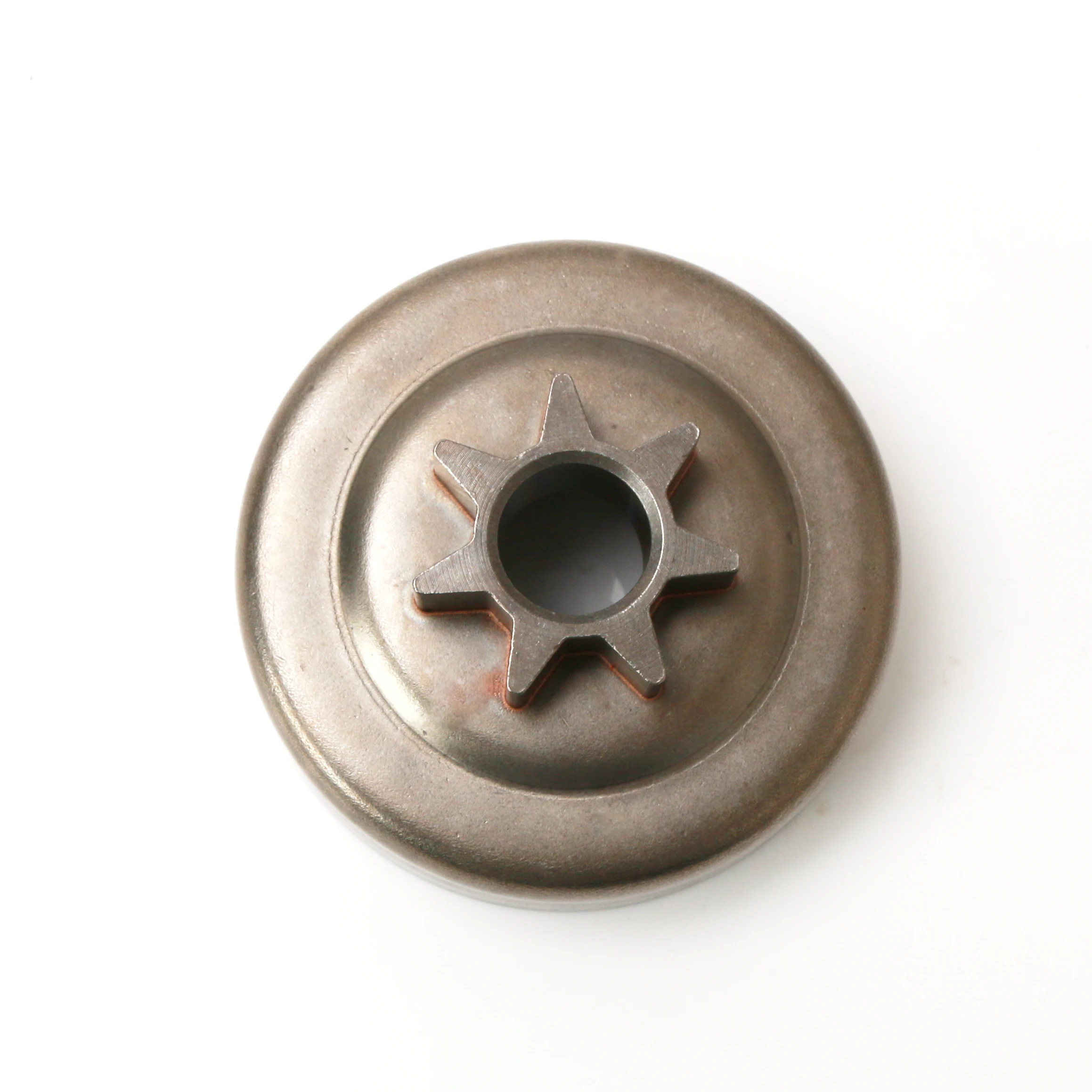 Gasoline chainsaw spare parts seven-teeth clutch drum fit for M250/018/017  chainsaw in good quality with Free sample