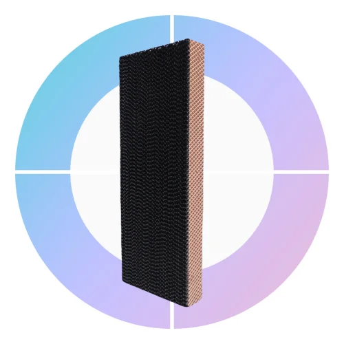 Qingzhou Factory Husbandry Honeycomb Cellulose Evaporative Cooling Pad for Poultry Farm Greenhouse