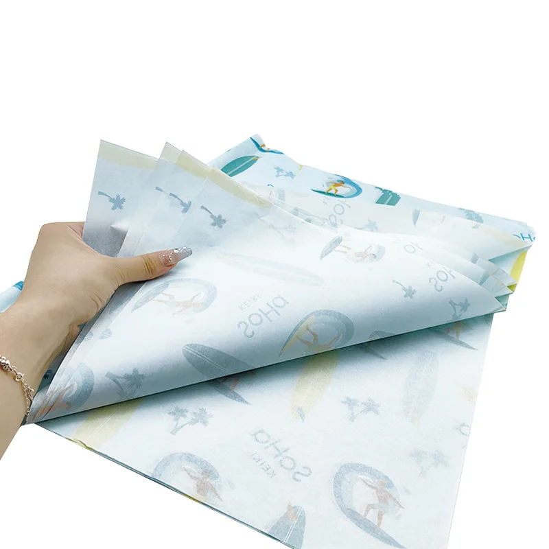 Qingdao Wax Burger Wrapping Tissue Paper For Packaging