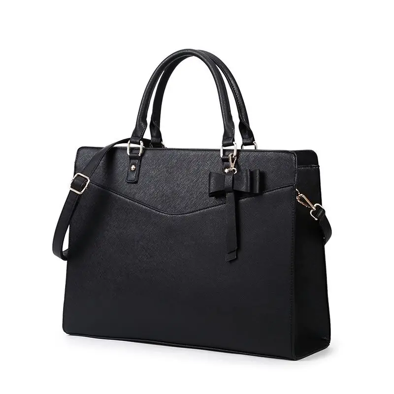 Factory Sale Laptop Tote Bag for Women 15.6 Inch Waterproof Leather Computer Bags Women Business Office Work Bag Briefcase