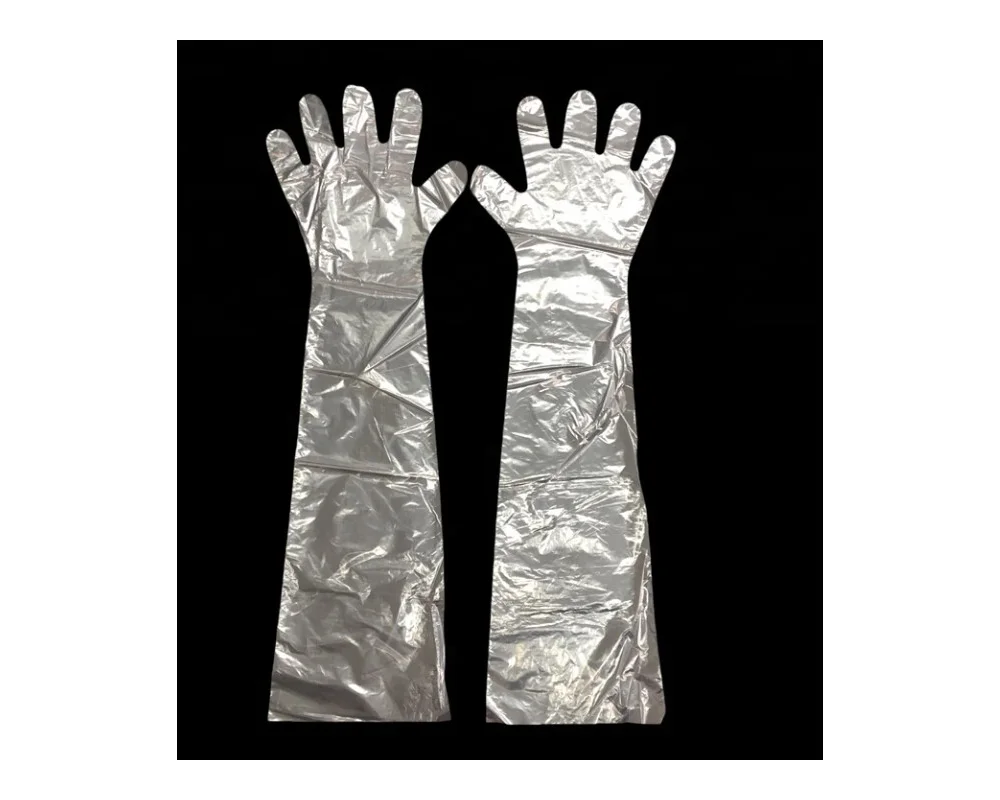 Industrial Disposable Gloves For General Use Kitchen Household Clear Gloves Plastic Gloves Ok Compostable Household Cleaning Pe