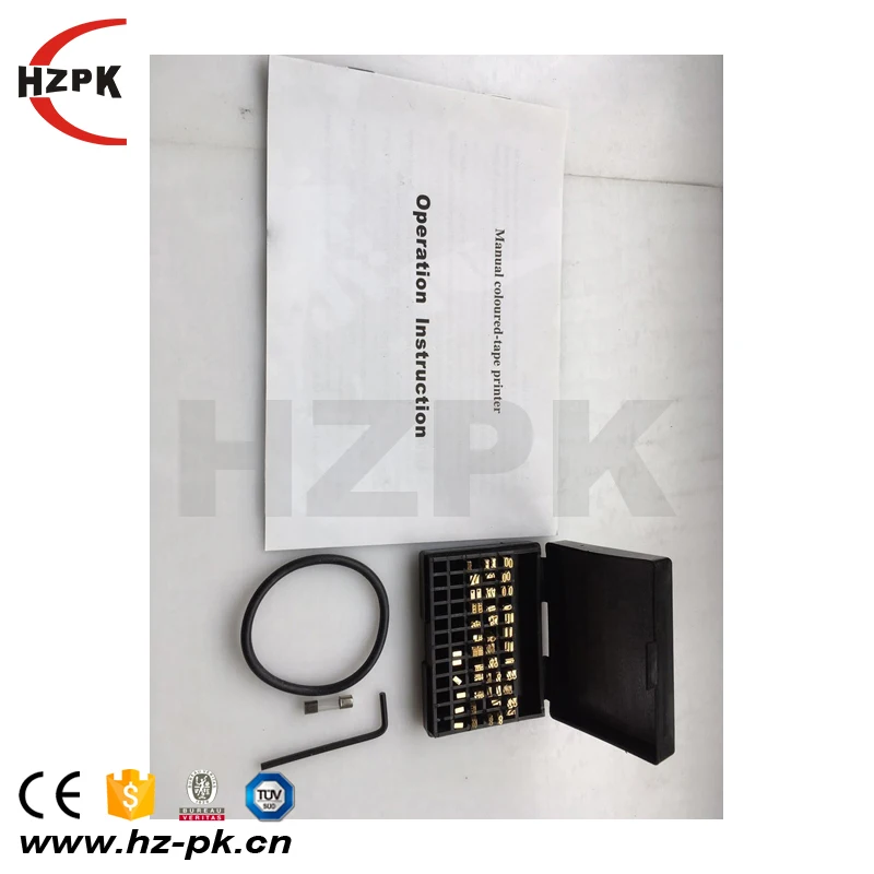 HZPK DY-8 Printing dates Thermal ribbon coding machine Thermal manual sensor coder machine