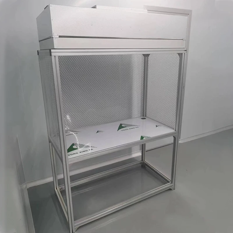 ODM tabletop mini uv lab air filtration 0.3um vertical horizontal pcr workstation laminar flow cabinets clean bench with HEPA
