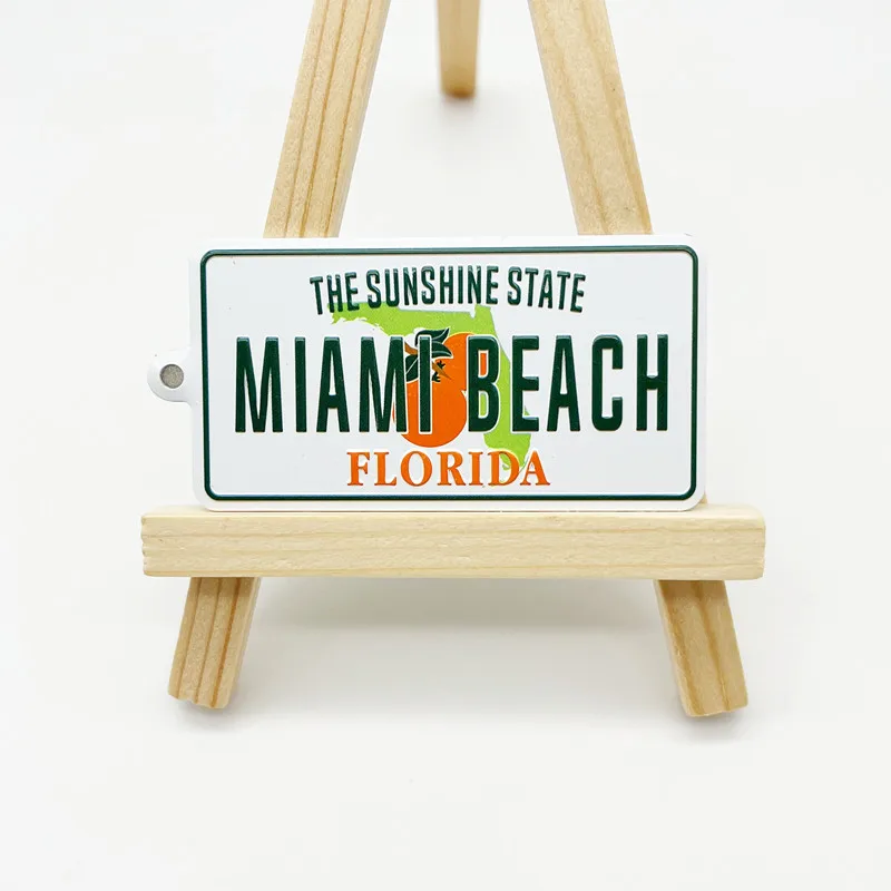 Custom High Quality Manufacturer Customized Printed Metal Tin Sign Car Number Aluminum License Plate