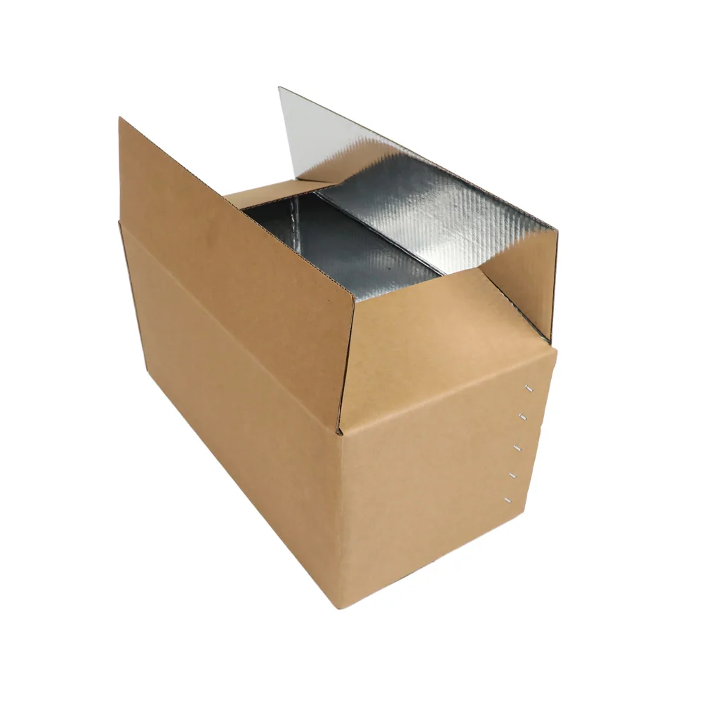 Wholesale Outdoor Corrugated Frozen Fresh Meal Cartons Vegetables Postal Moving Insulated Paper Boxes
