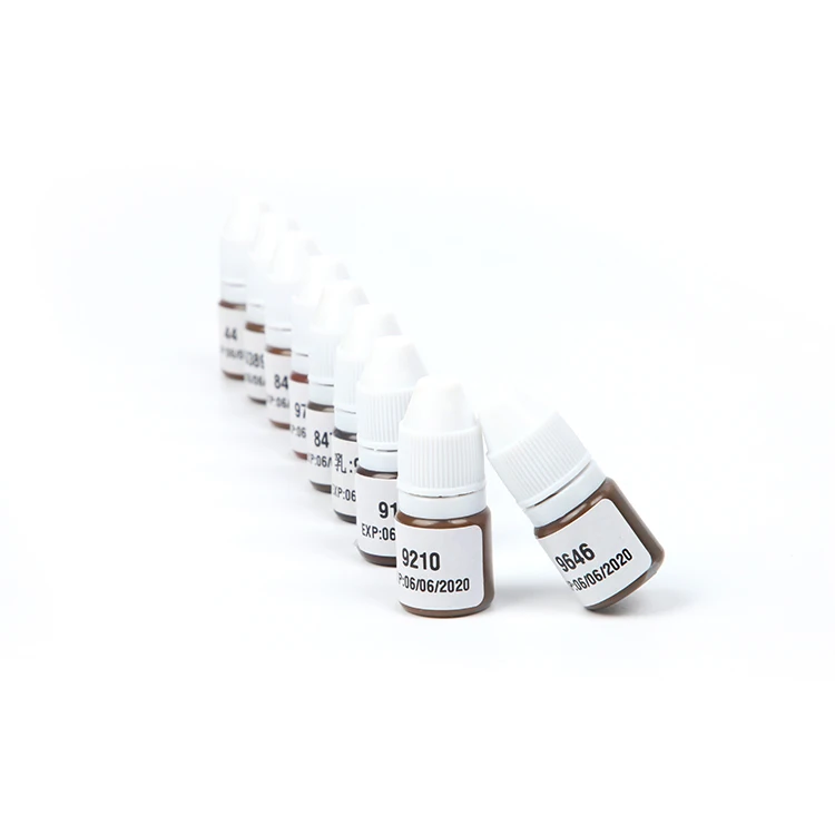 Permanent Makeup Micropigment Microblading Tattoo Ink Eyebrows Eyeliners Lips Areola Scalp Pigment Liquid Hybrid Cream Pigment